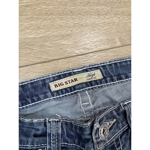 Big Star Jeans 29R Hazel Bootcut Gray Wash Denim Jeans 29x30 - Picture 4 of 9